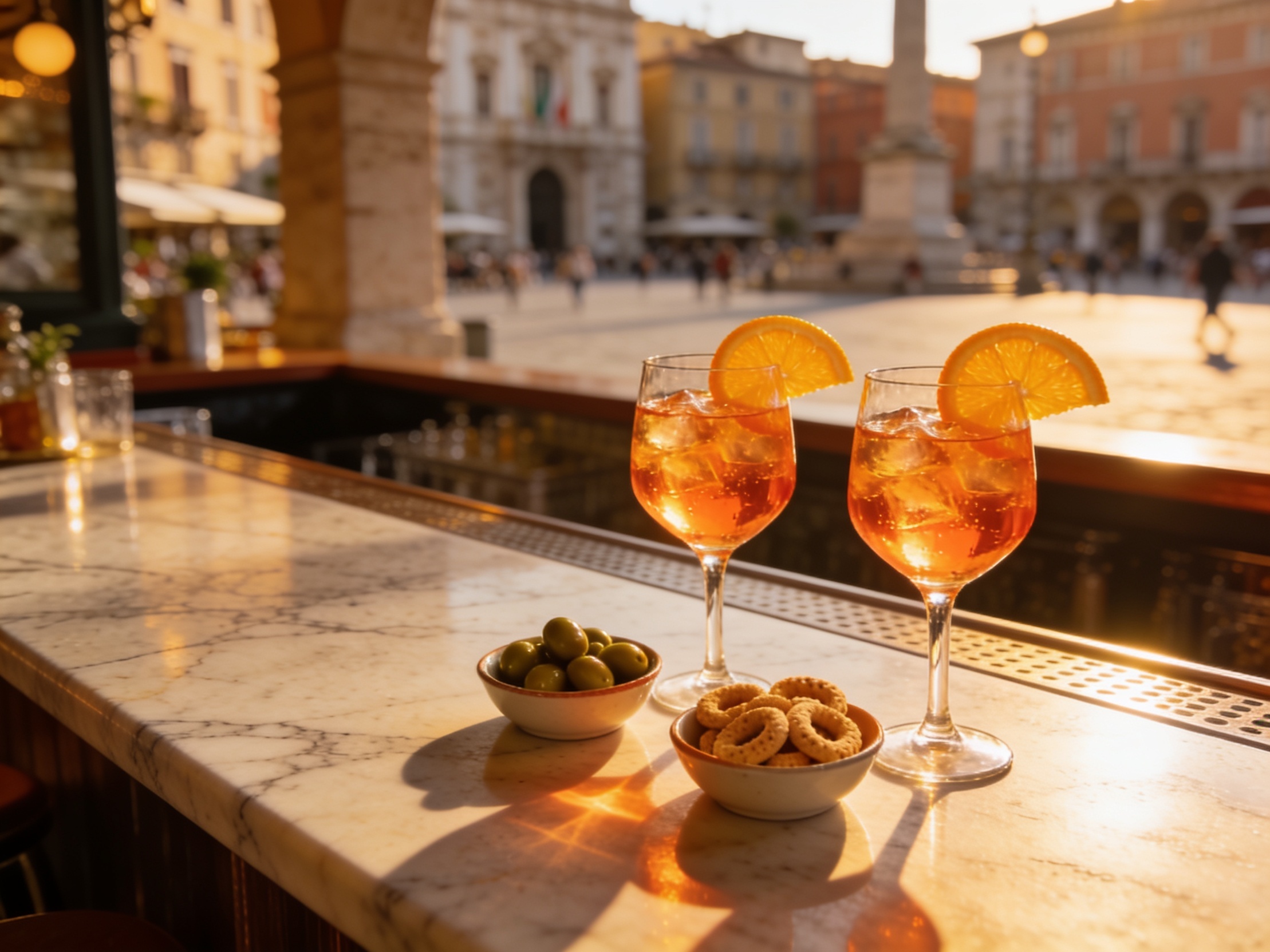 Aperitivo – italienische Spezialität im Food-Foto