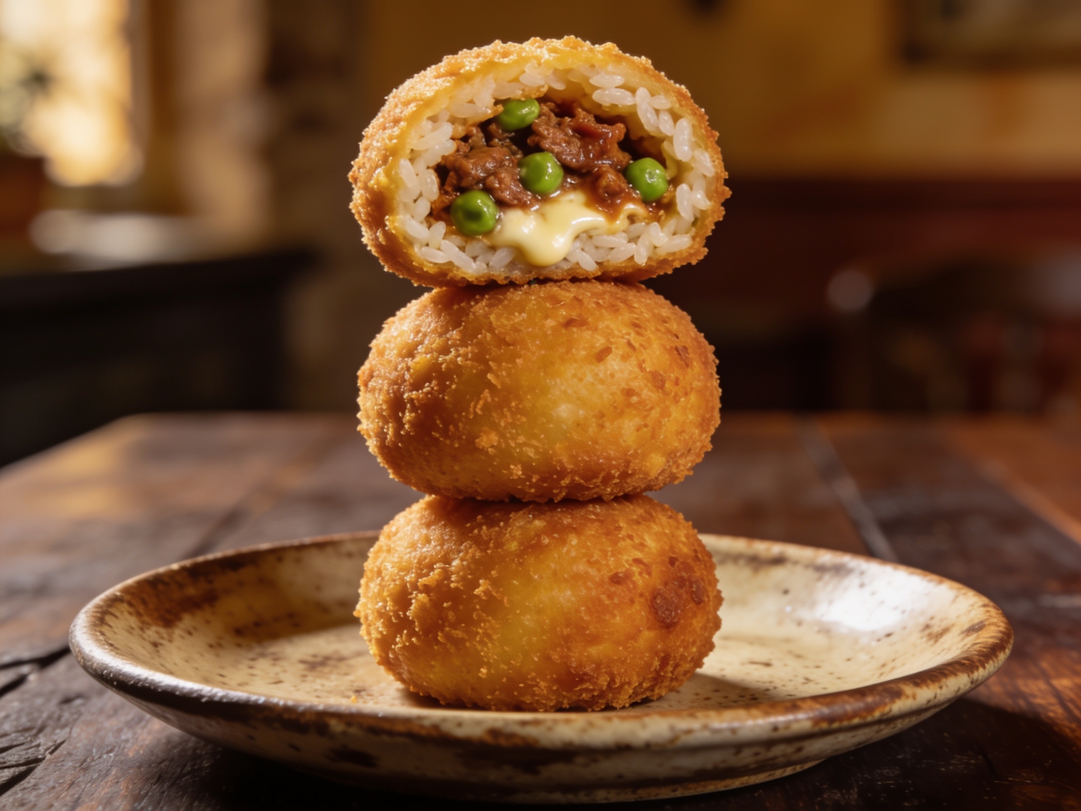 Arancini – italienische Spezialität im Food-Foto