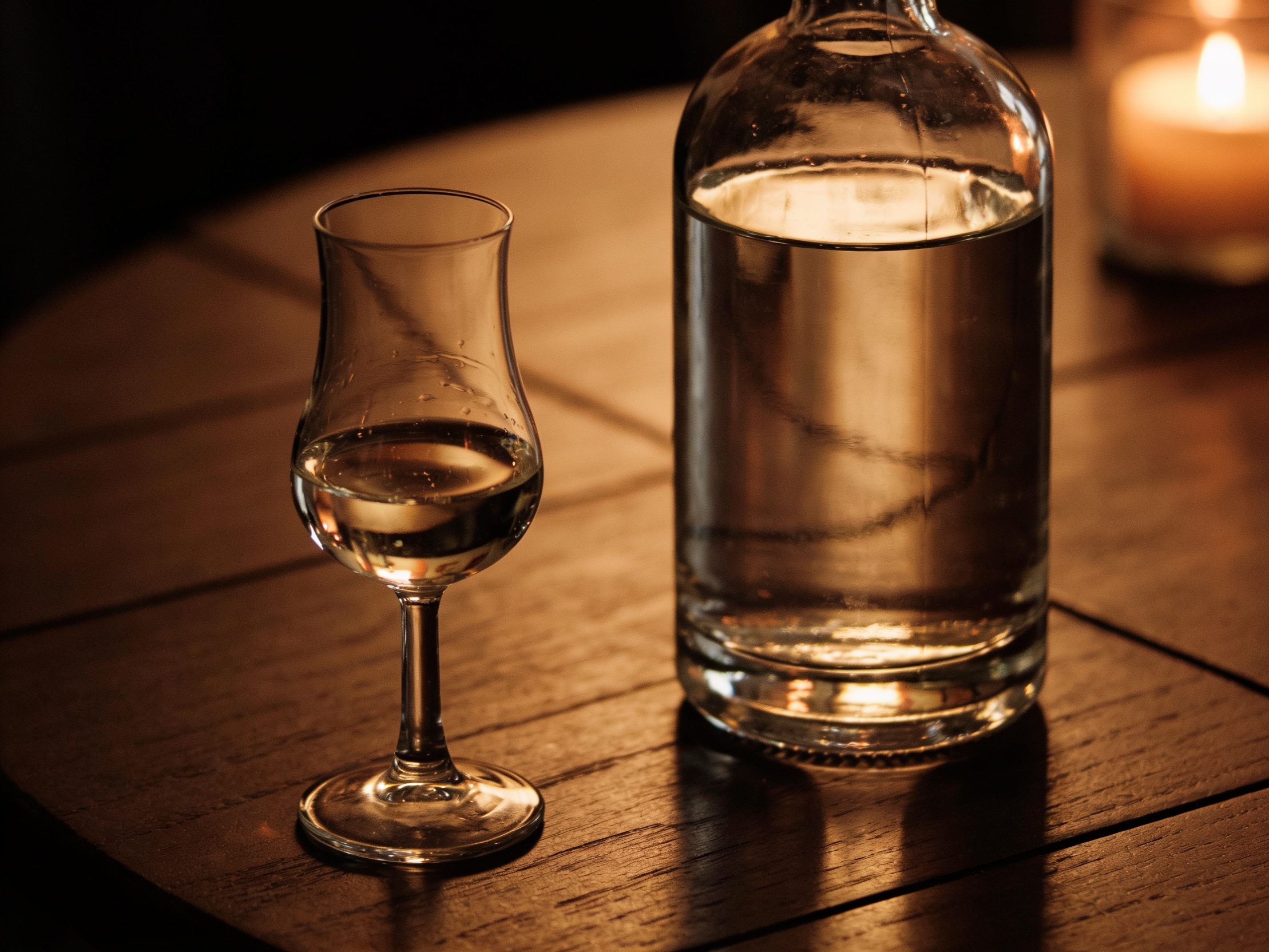 Grappa – italienische Spezialität im Food-Foto